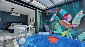 Interior - Ocean View Hilltop • Heated Private Pool and Parking (Añasco)