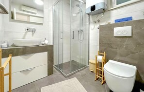 Shower, hair dryer