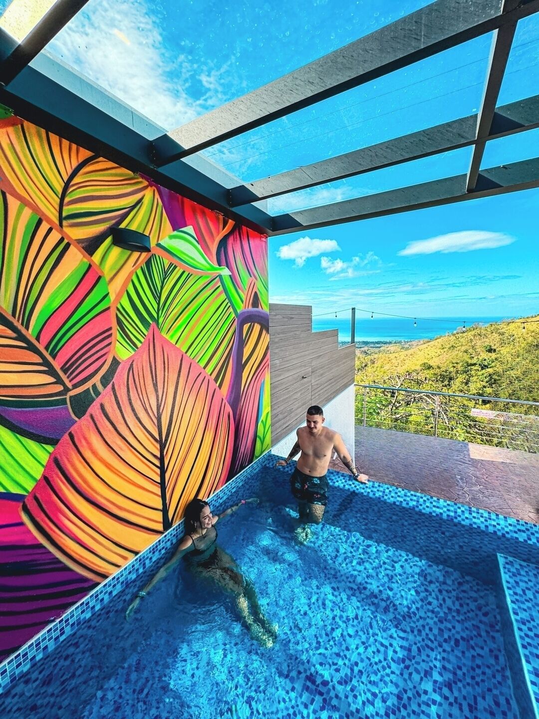 Et oppvarmet basseng