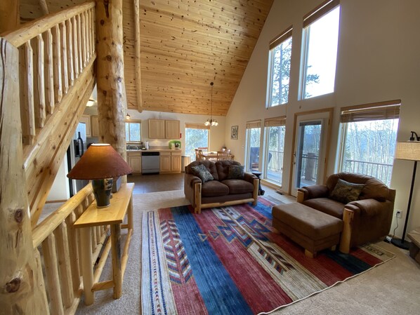 Smart TV, chimenea, Netflix y Hulu 