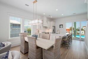 Dining - Luxury Beach Home with Private Pool, Golf Cart and Bikes
 (Navarre)