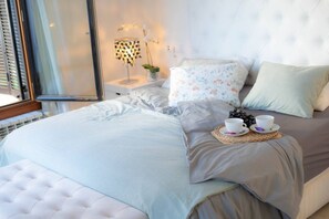 4 sovrum, internet och sängkläder