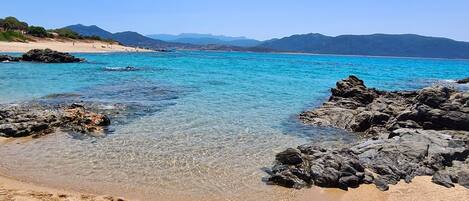 Ubicación a pie de playa y tumbonas