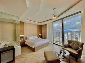 Suite panorámica | Sábanas de algodón egipcio, ropa de cama de alta calidad y edredón 