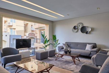 Lobby sitting area. Maison 7