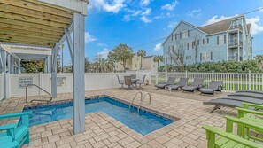 Pool - Walk to Beach 5BR Home w/ Private Pool & Beach Access (Surfside Beach)
