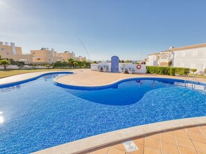 Outdoor pool - Magnificent 1-bedr. apartment, wi-fi, pool, garden, near beach and golf - Galé, Albufeira (Albufeira)