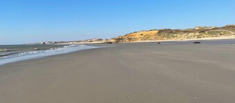 PANORAMIC sea, dunes and golf view apartment