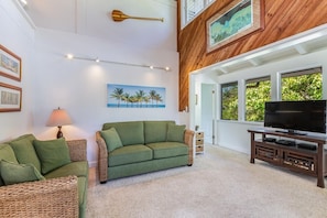 House, 2 Bedrooms | Living area | Smart TV - Hanalei Palms 2 Bedroom Home by RedAwning (Hanalei)