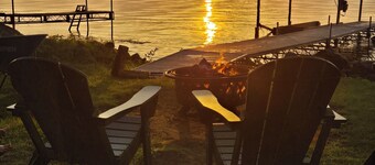 Cozy family getaway right on Lake Wissota!