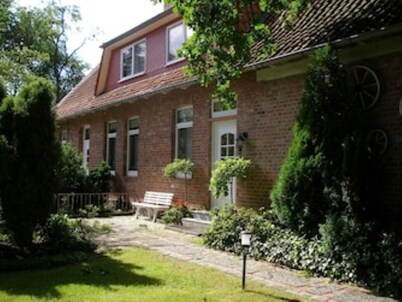 Idyllically situated small farm with horse breeding