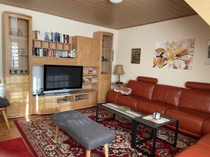 TV, fireplace, table tennis, books - Idyllically situated small farm with horse breeding (Walsrode)