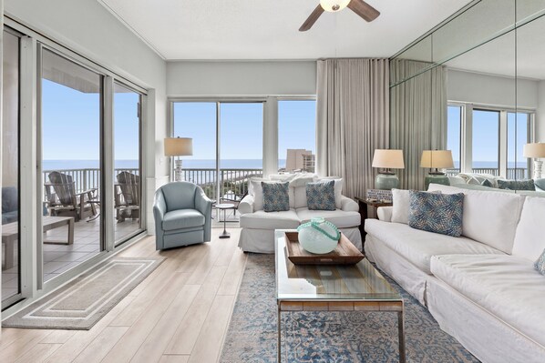 Condo, Multiple Beds, Pool Access, Ocean View | Living area