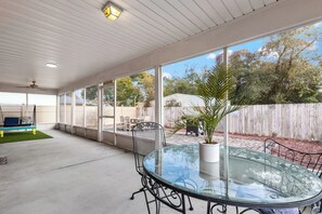 House, Multiple Beds, Patio, Garden View | View from room