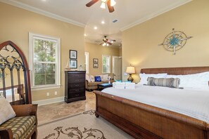 4 bedrooms, individually decorated, individually furnished, WiFi - Luxury Home in Palmeira Village w Private Pool, Steps to Beach for 12! (Santa Rosa Beach)