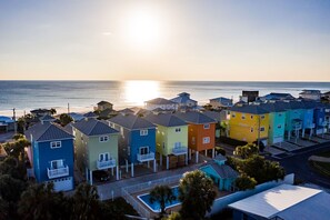 Aerial view - Across Street From Beach - Close to Pier Park - Sleeps 6! (Panama City Beach)
