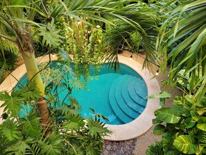 Outdoor pool - Your Secret Oasis in Tulum. A jungle getaway right in the middle of la Veleta. (tulum)