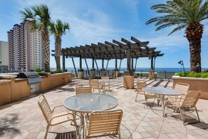 Condo, 1 King Bed with Sofa bed, Pool Access, Ocean View | Terrace/patio - Origins at Seahaven 1035 (Panama City Beach)