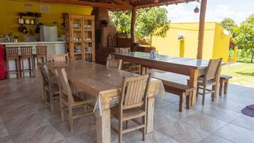 Opções para refeição ao ar livre