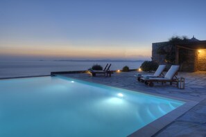 Outdoor pool - Phos Residence | Pool villa, Koundouros, Kea (Koundouros,Kea)