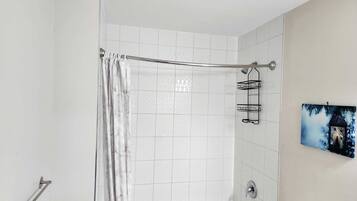 Free toiletries, hair dryer, towels, soap
