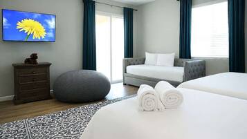 4 多间卧室、办公桌、熨斗/熨衣板、免费 WiFi