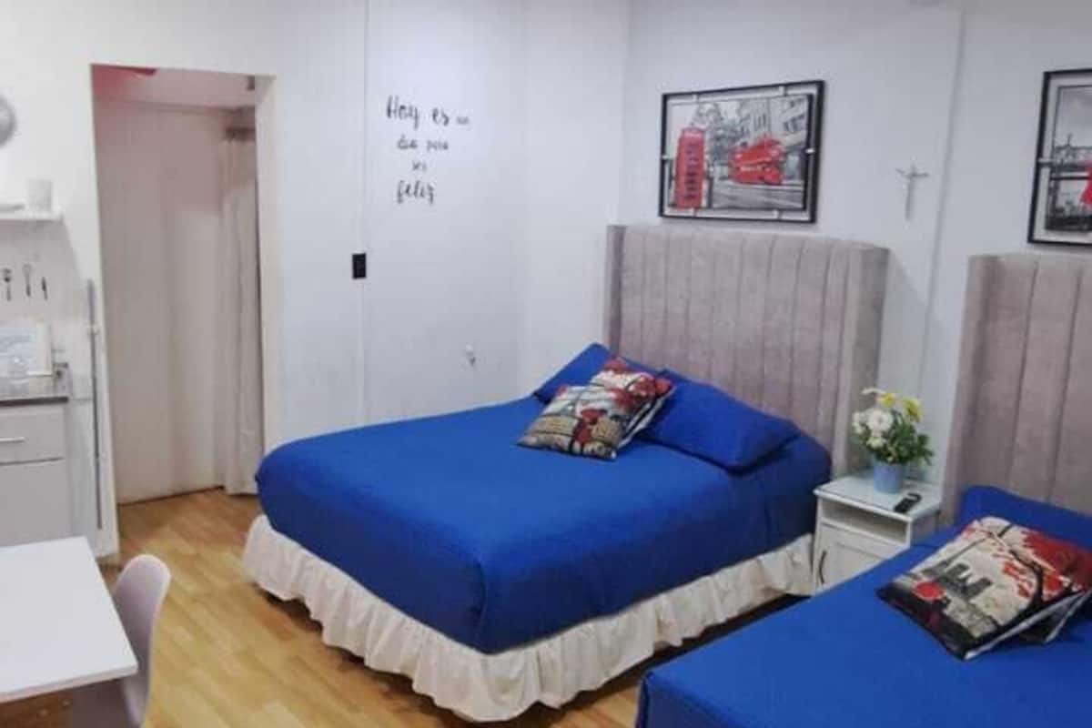 Down comforters, individually decorated, individually furnished