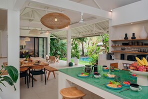 Dining - Modern & Luxury 4BR Villa in Seminyak w/ Fast Wifi (Badung)