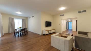 Căn hộ | Khu phòng khách | TV LED 50-inch có truyền hình kỹ thuật số