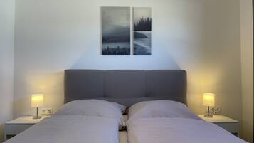 Townhome | Living area | Flat-screen TV, heated floors
