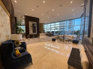Lobby sitting area