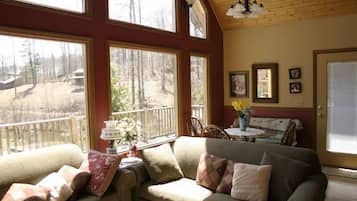 TV connectée, cheminée