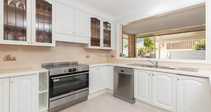 Spacious family getaway in style on a quiet street.