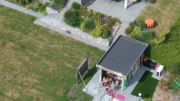 Piscine extérieure, piscine chauffée