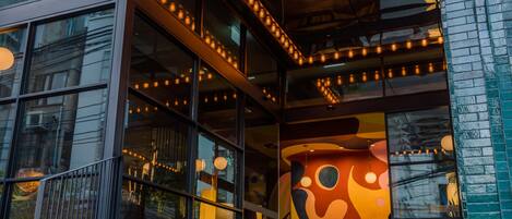 Entrée de l’hébergement