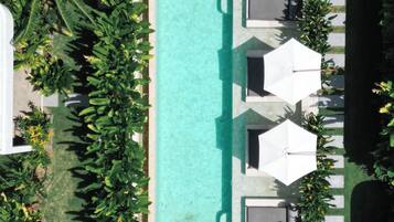 Outdoor pool, open 8:00 AM to 9:00 PM, pool loungers