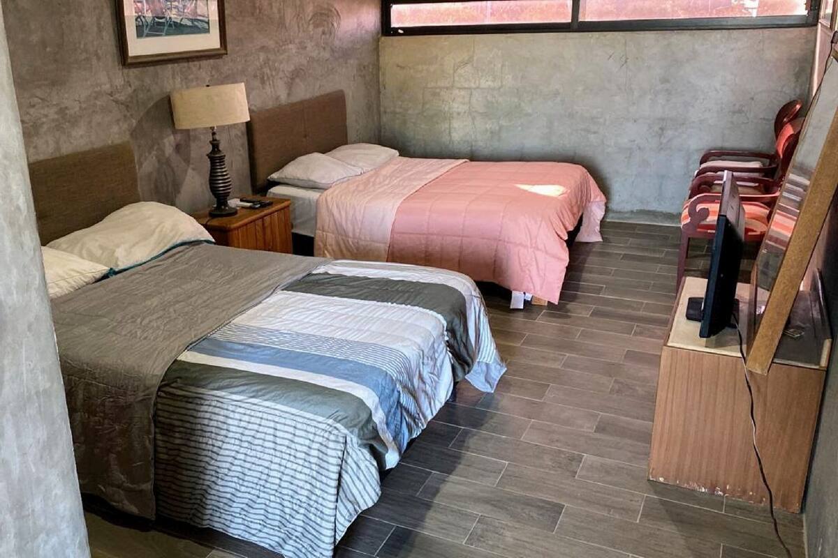 Standard Room, 2 Double Beds | In-room safe, free WiFi, bed sheets