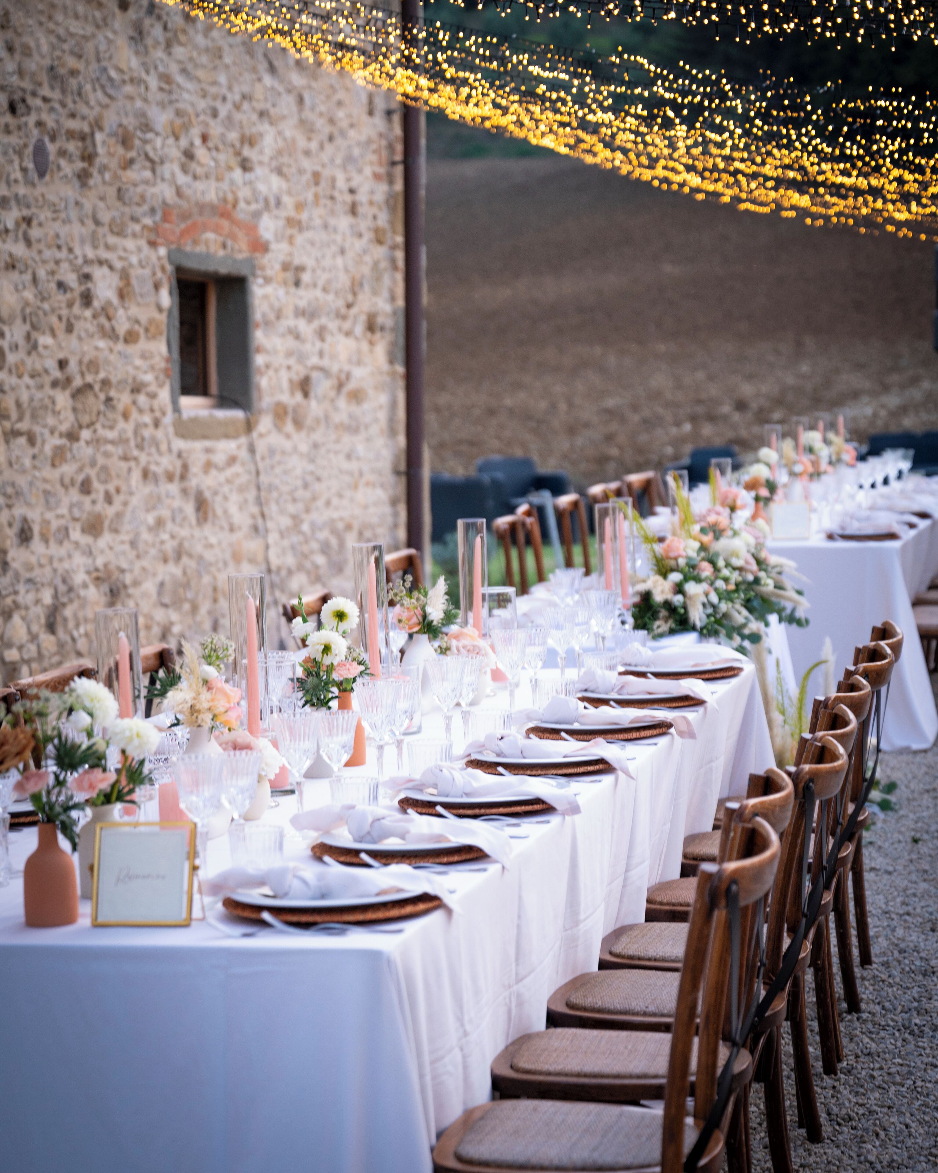 Área externa para casamento