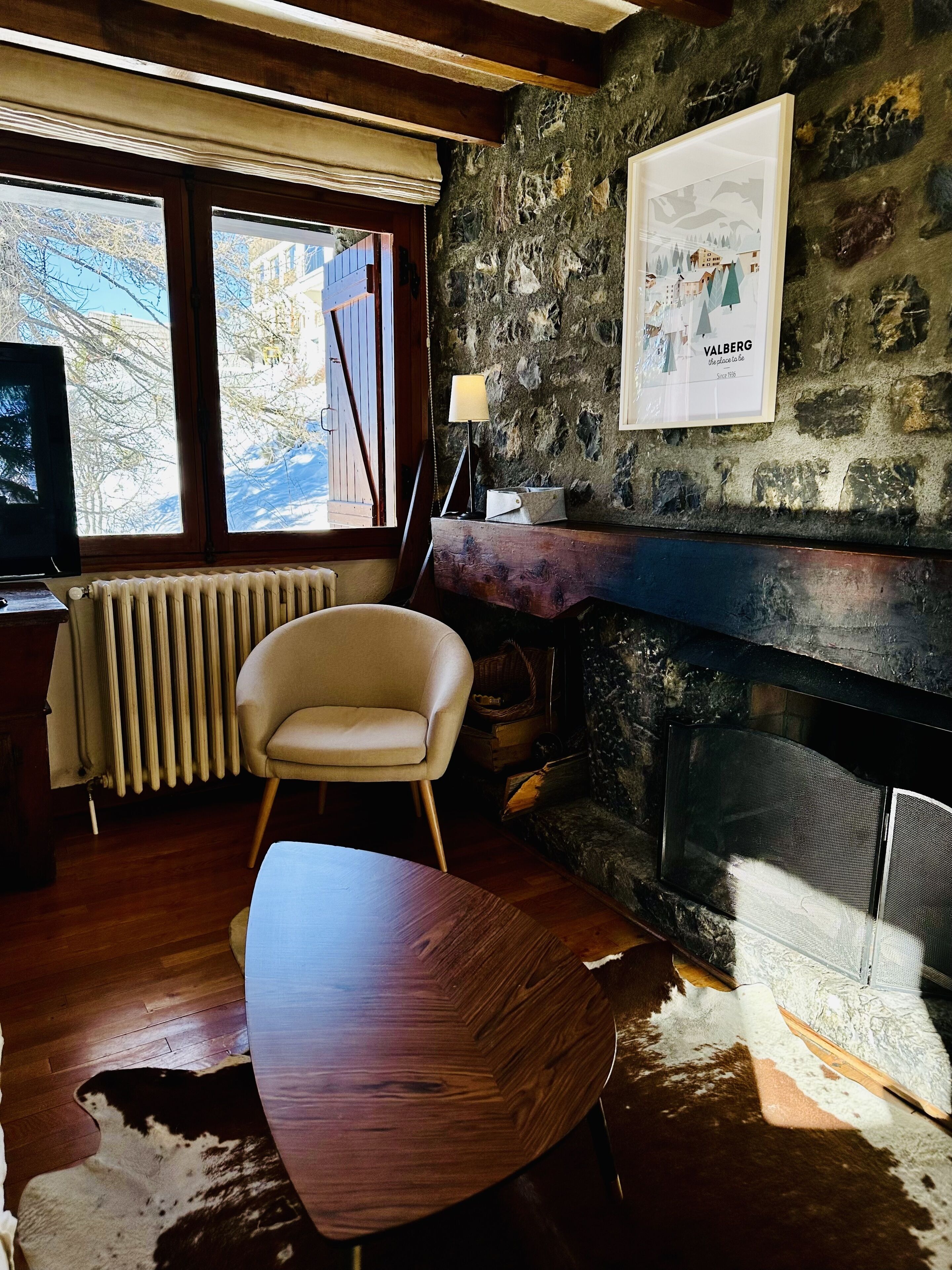 テレビ、暖炉、DVD プレーヤー、ビデオライブラリ