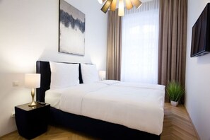 3 bedrooms, iron/ironing board, travel cot, WiFi