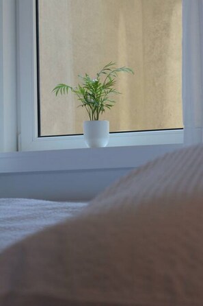 Desk, iron/ironing board, WiFi, bed sheets