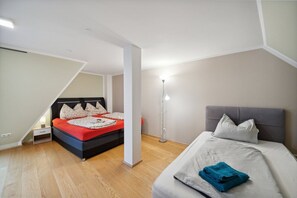 3 dormitorios, escritorio, wifi gratis y ropa de cama