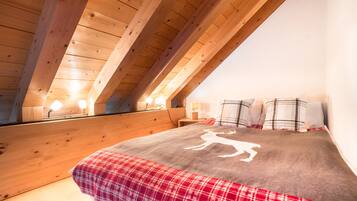 3 slaapkamers, een kluis op de kamer, een bureau