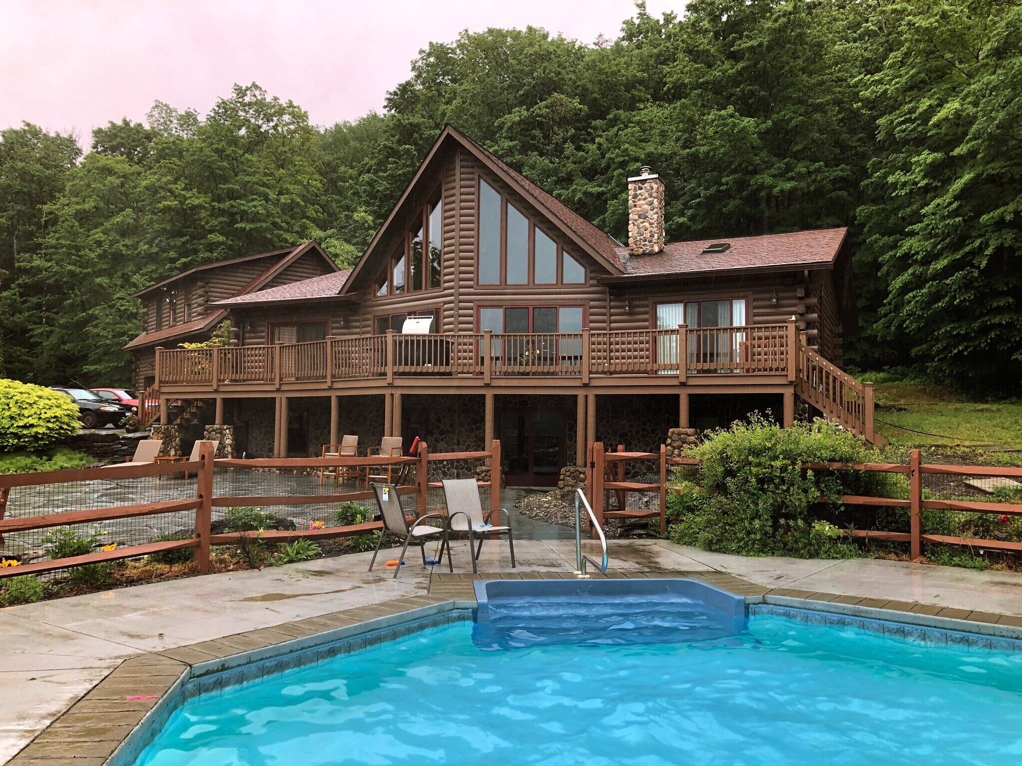 Fall Miracle! Price Reduced! Idyllic Chalet on 36 acres, sleeps 19