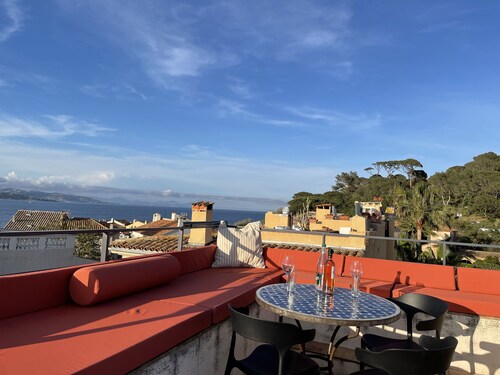 Appartement 150m² avec 2 terrasses, plein centre et vue panoramique