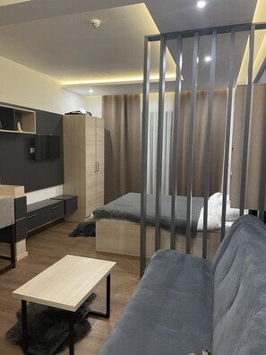 1 chambre, chambres insonorisées, fer et planche à repasser