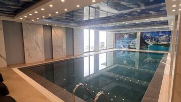 Piscine couverte, piscine chauffée