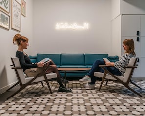 Sitzecke in der Lobby