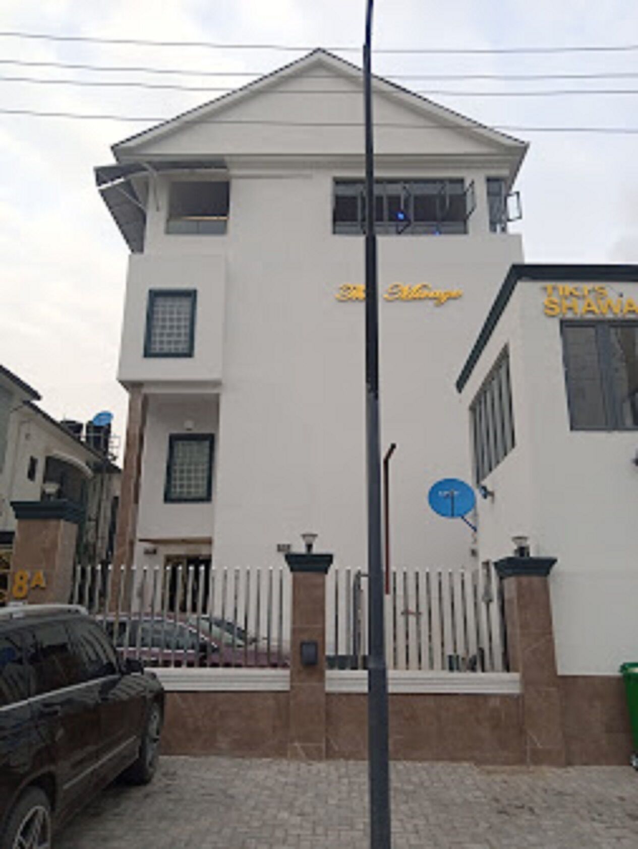 Fassade der Unterkunft