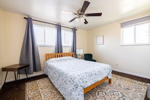 2 chambres, bureau, Wi-Fi, draps fournis